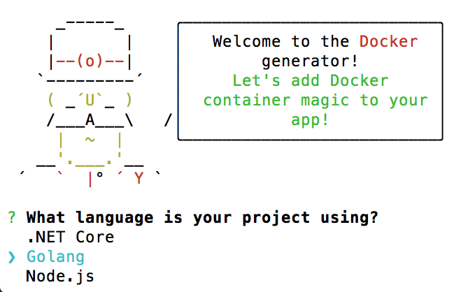 Yeoman Docker generator